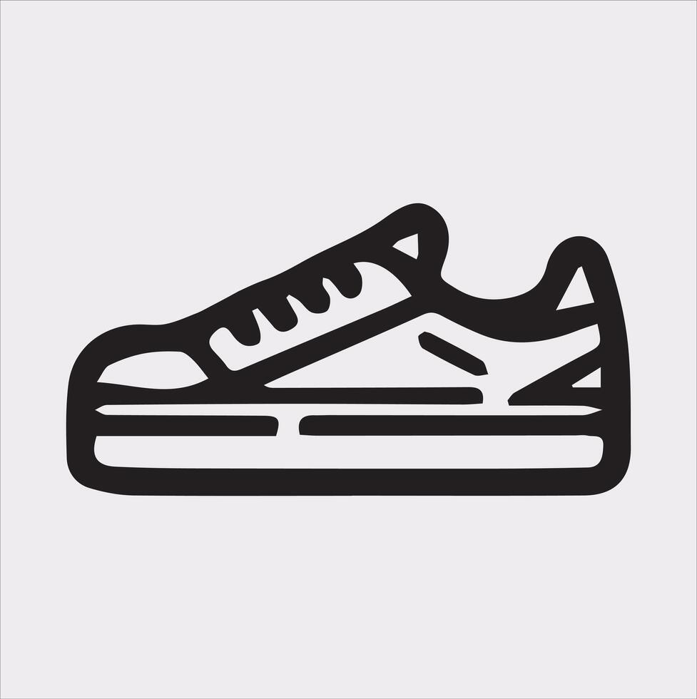 High-Quality Boot Silhouette on Clean White Canvas vector