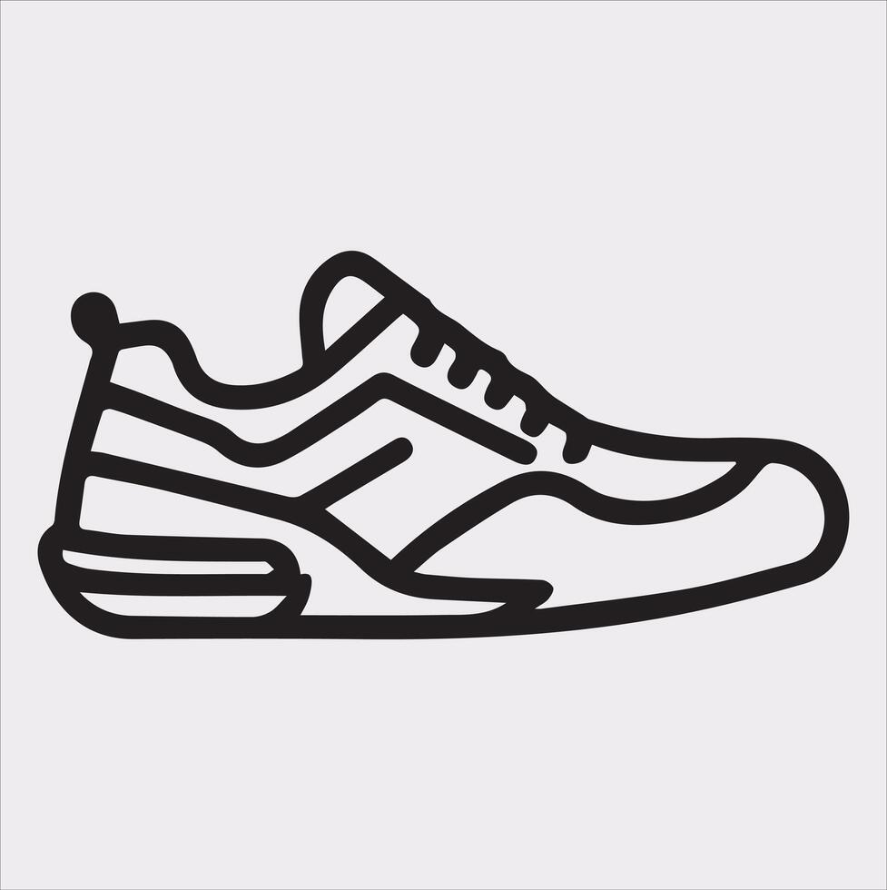 Trendy Boot Illustration on Pure White Background vector