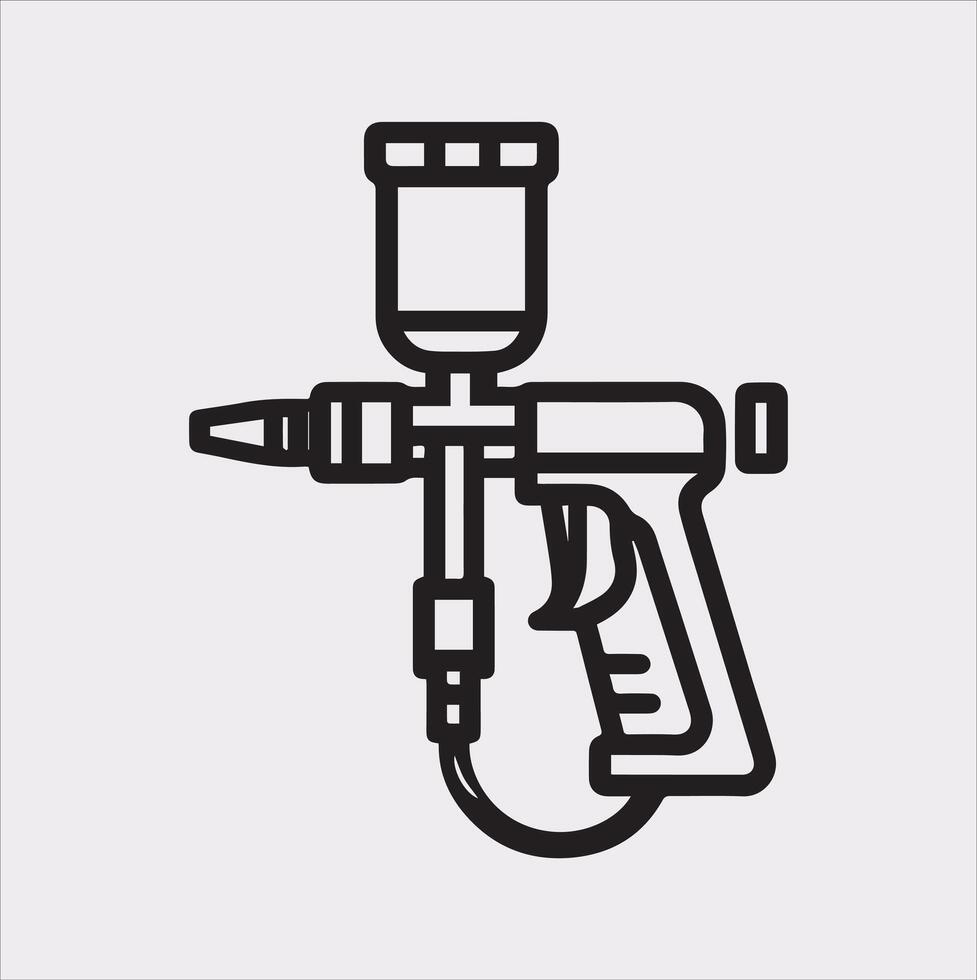 Creative Paint Spray Silhouette for Graphic Design vector