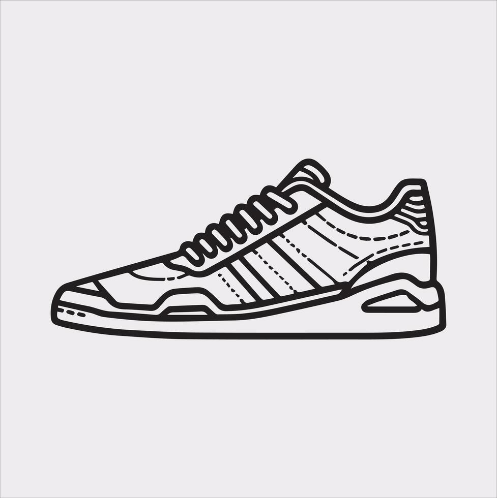Classic Boot Silhouette for Timeless Design Projects vector