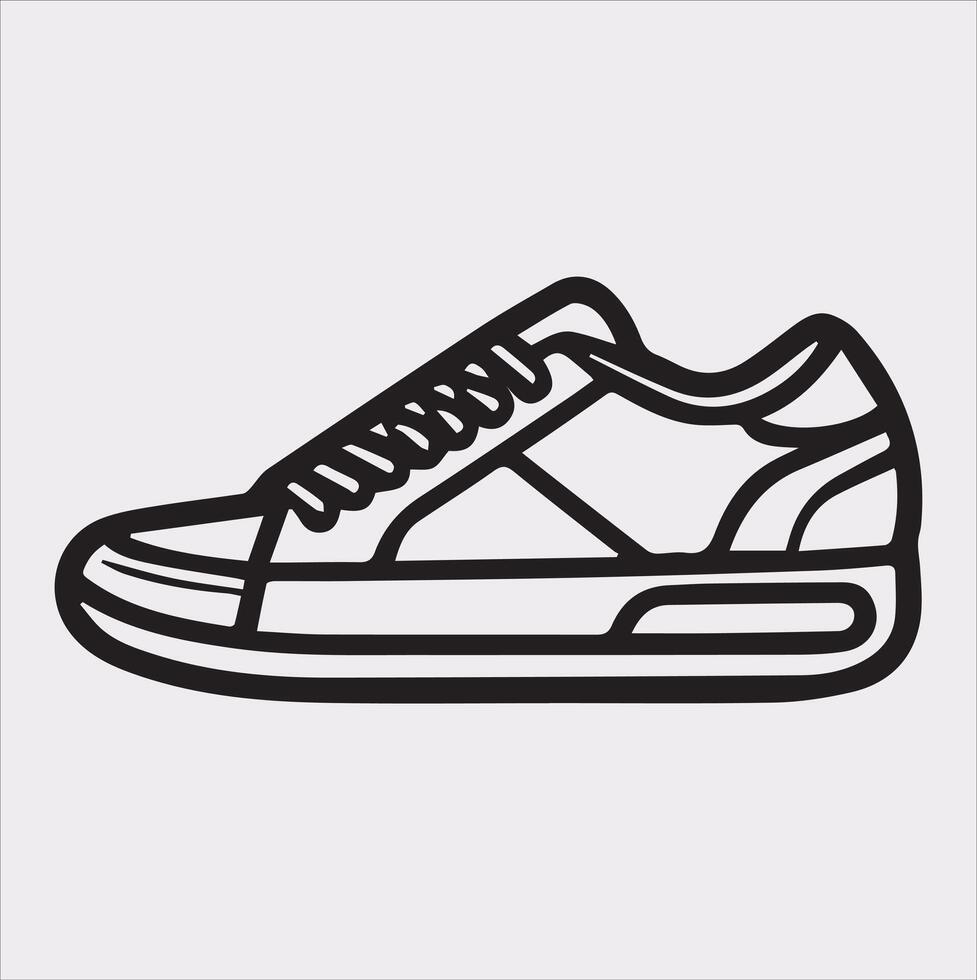 Tailored Boot Silhouette for Fashion Branding vector