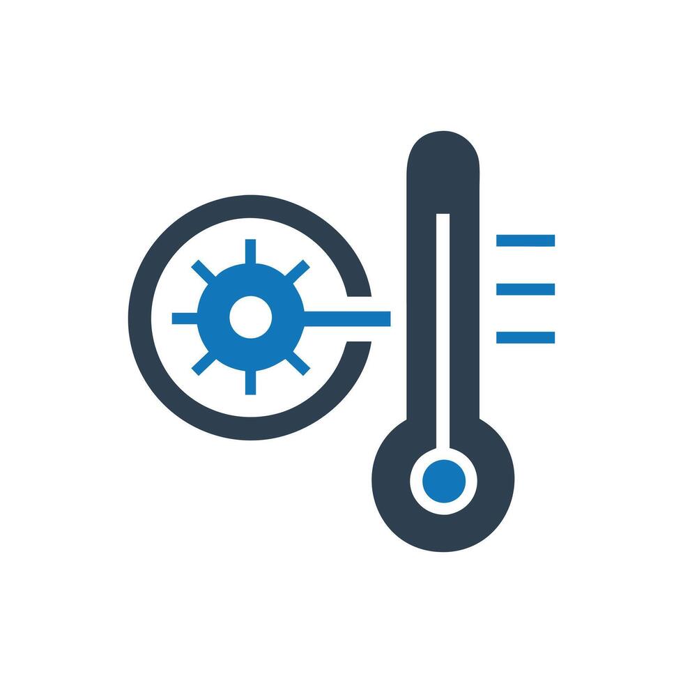 Climate Control Icon on white background vector