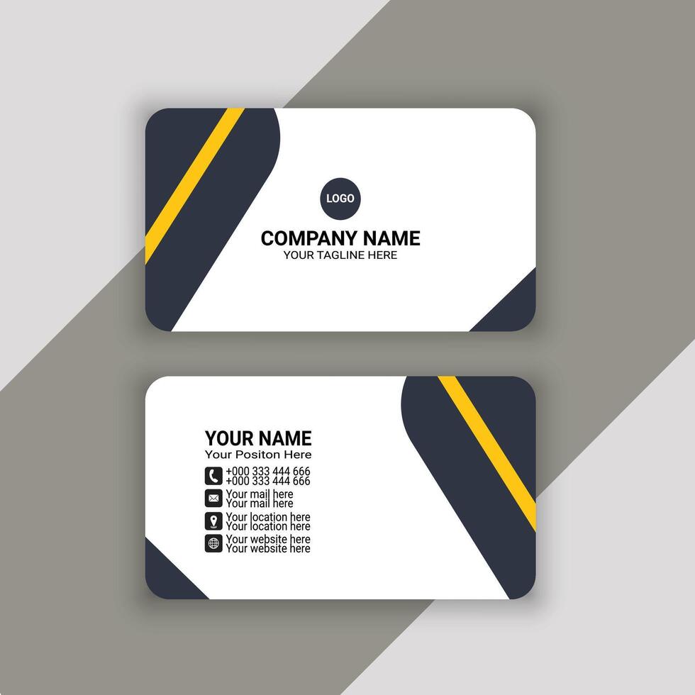 professional business card template vector