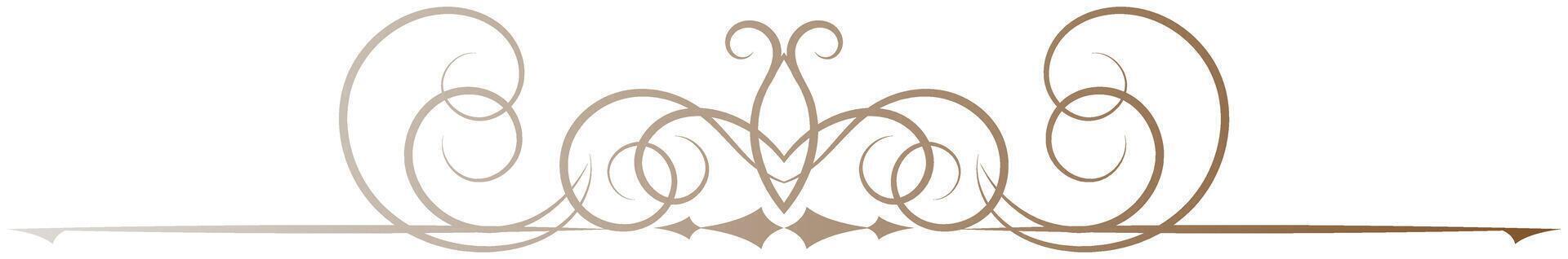 minimalist brown vintage lines Classic combined with minimalism on a soft white floor vector
