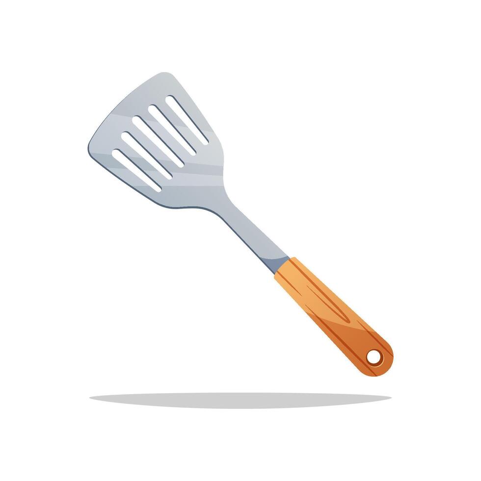 kitchen spatula isolated oon white background. vector