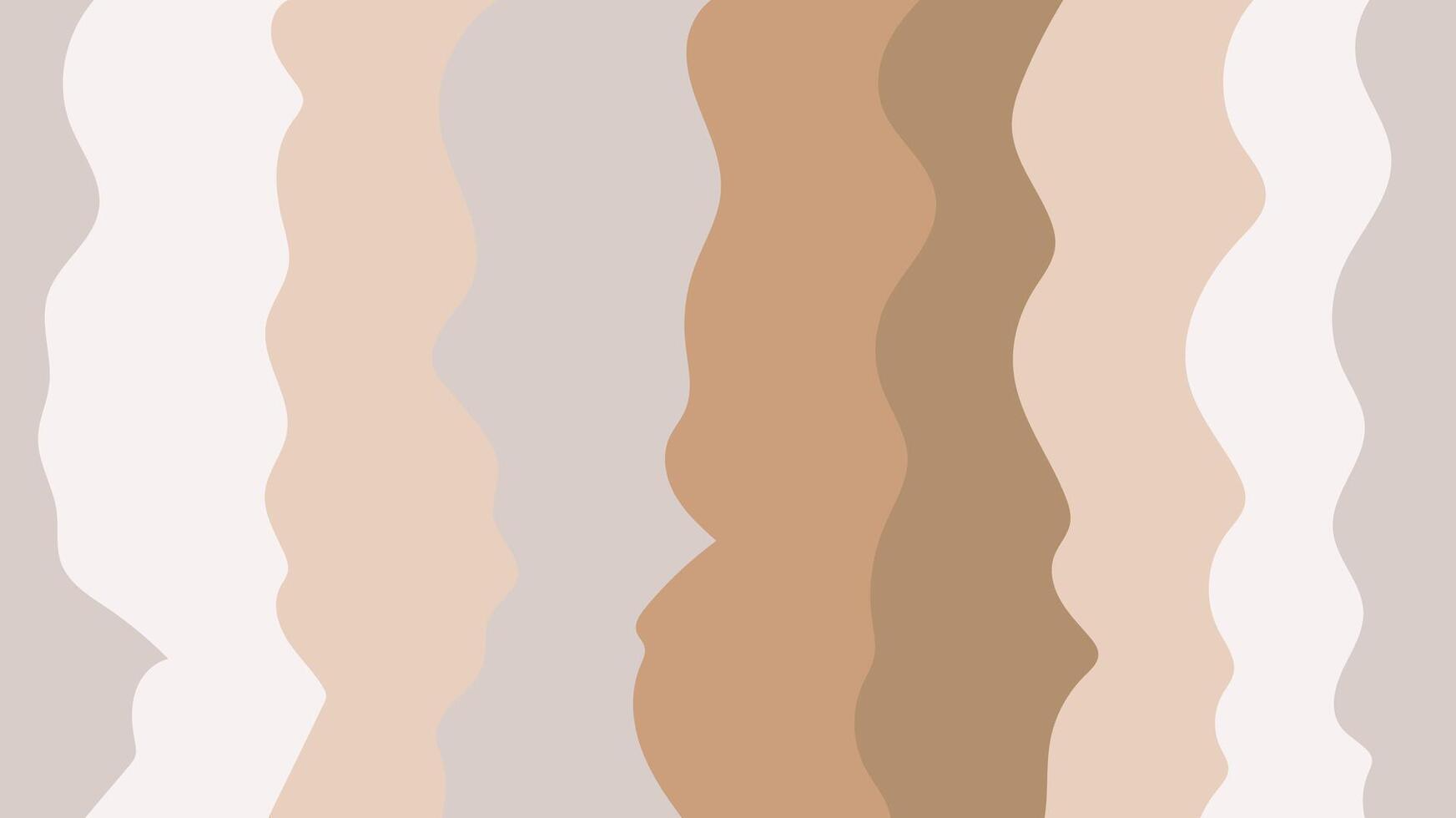 Wavy vertical stripes in shades of white, brown, and beige, perfect for backgrounds, textiles, wallpapers, and abstract designs. vector