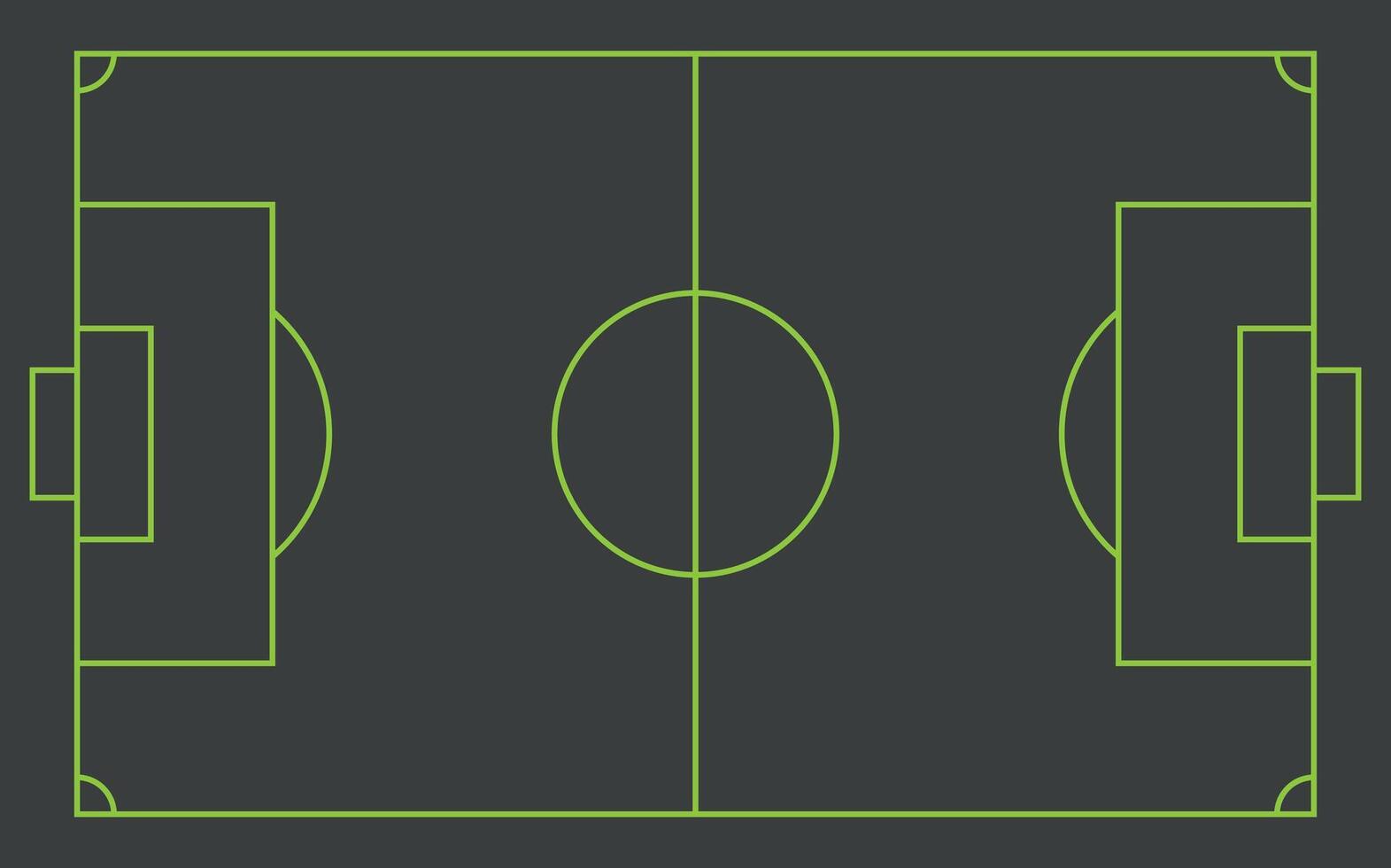 soccer field sport icon vector