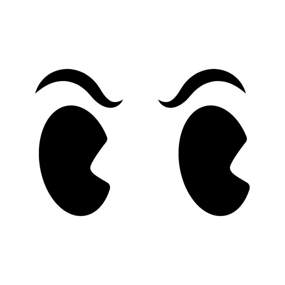 Cartoon Eyes icon design vector