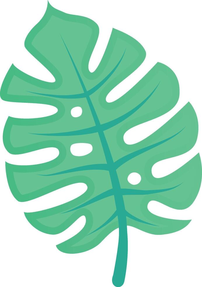 Green leaf on a white background symbolizes nature peace and summer beauty, perfect for nature themed projects vector