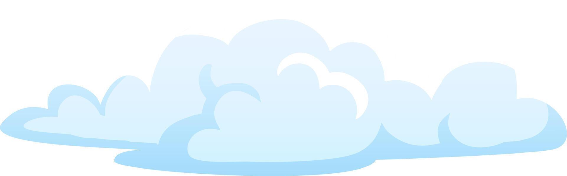 Fluffy clouds drift peacefully across a bright blue sky evoking a sense of tranquility and calmness perfect for enjoying a sunny day outdoors vector