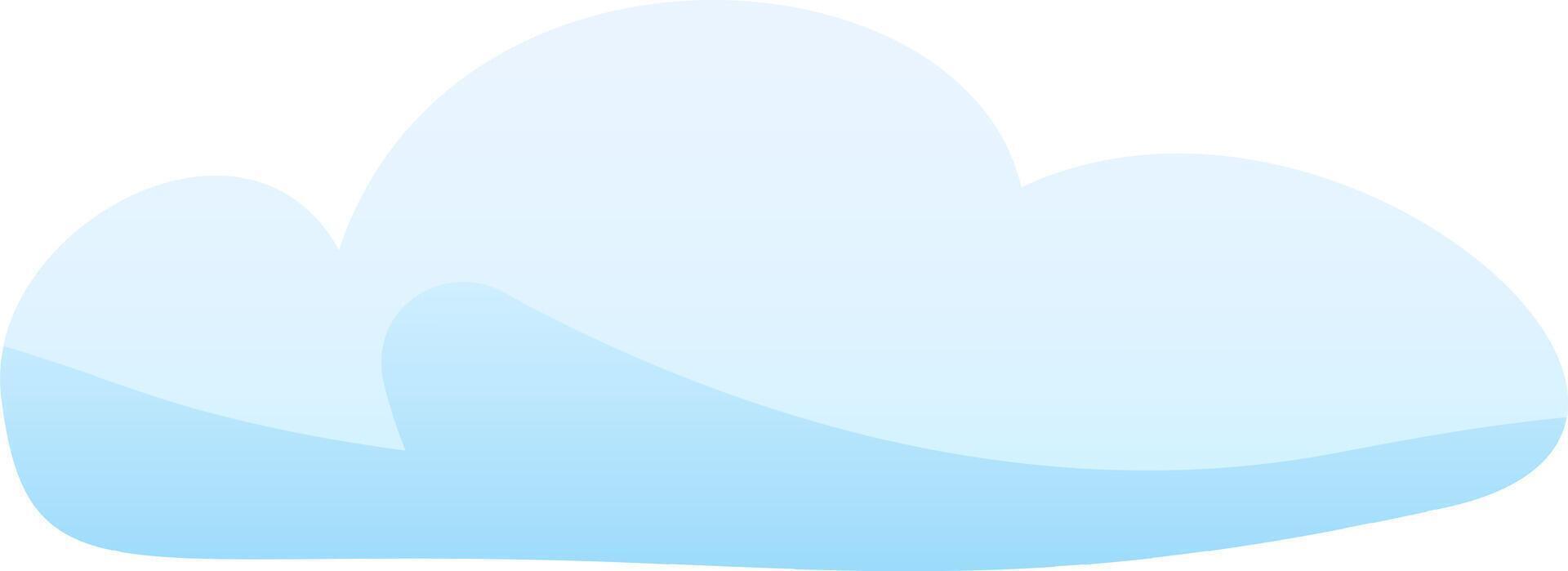 Gentle blue clouds float across the sky creating a calm atmosphere on a serene afternoon perfect for relaxation and reflection in nature vector