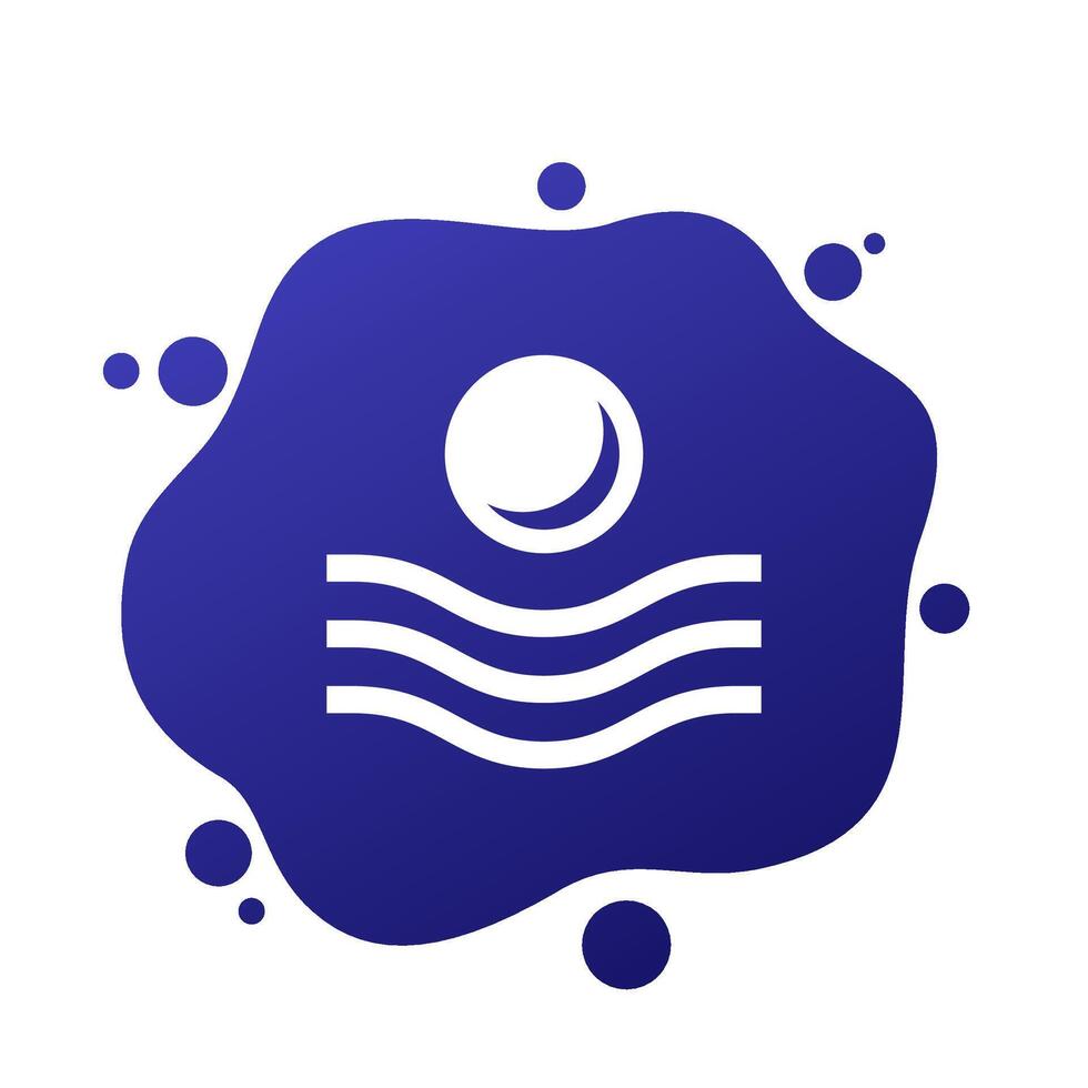 Elastic material icon icon, label vector