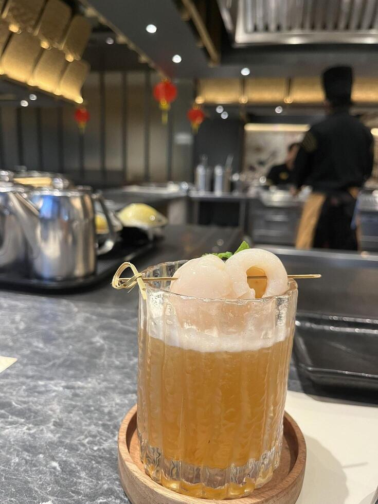 Sipping on summer with this refreshing lychee iced tea photo