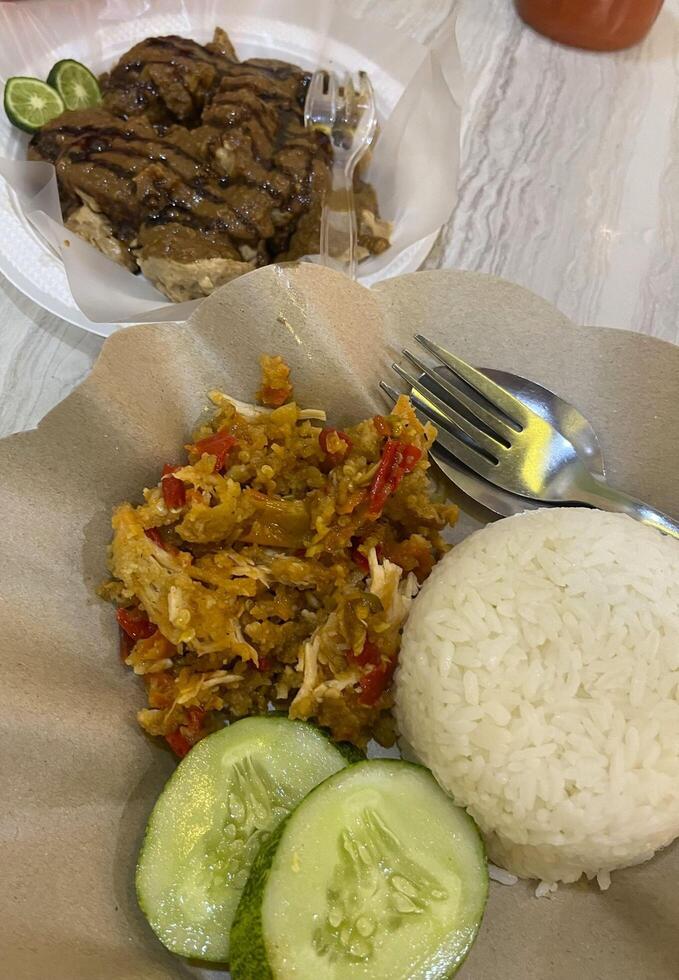 Spicy, crispy ayam geprek and savory siomay, this Indonesian duo is a flavor explosion photo
