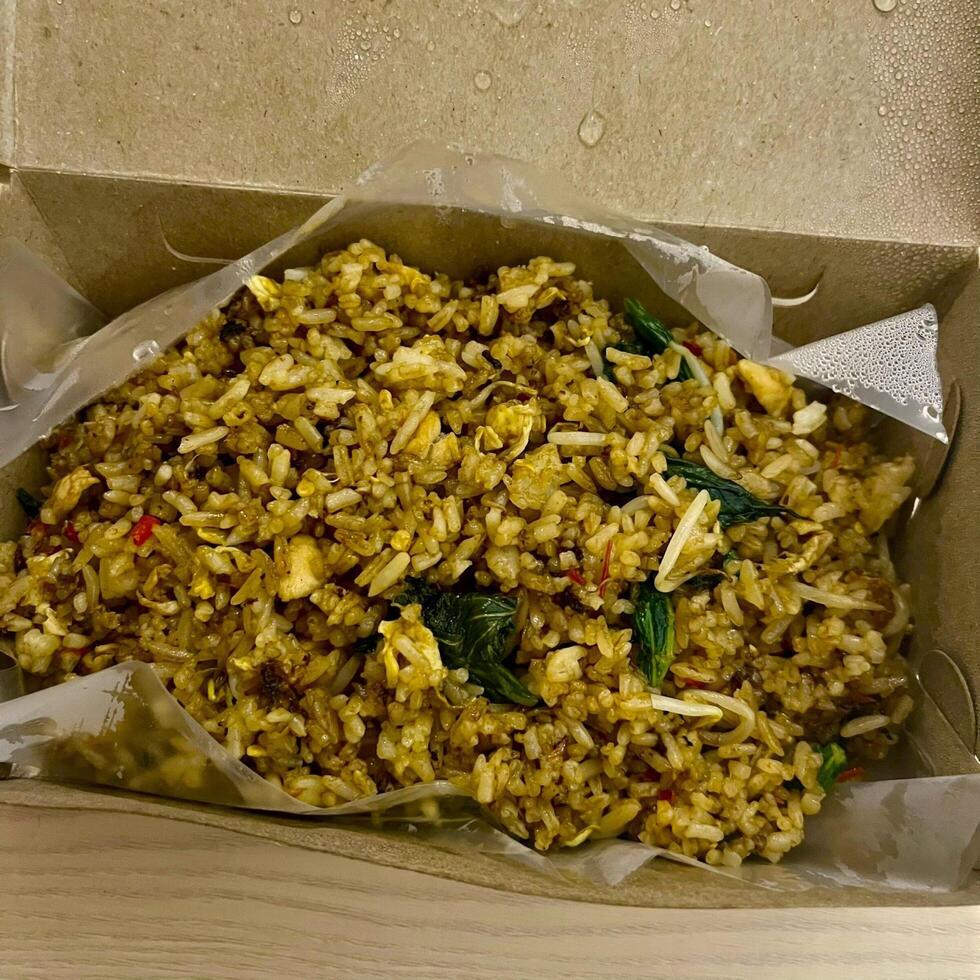 Nothing beats a hearty plate of fried rice photo