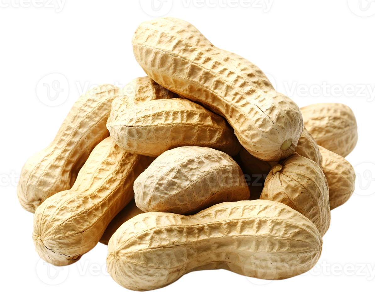 Heap of peanuts unshelled Peanuts Isolated Peanuts transparent background png