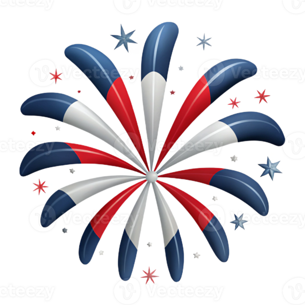 Patriotic Fireworks Display png