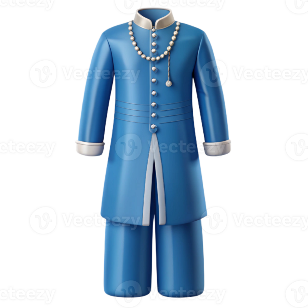 azul formal equipamento com pérola colar png