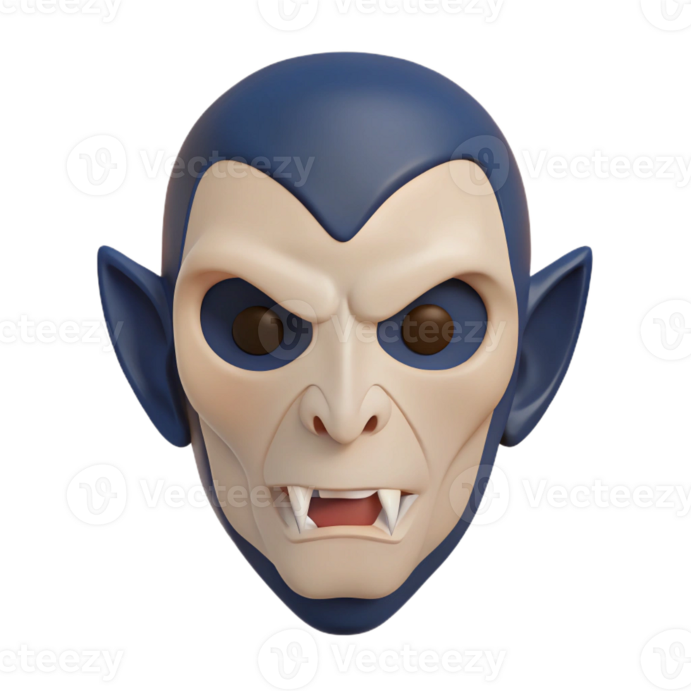 3D Render of a Ferocious Vampire png
