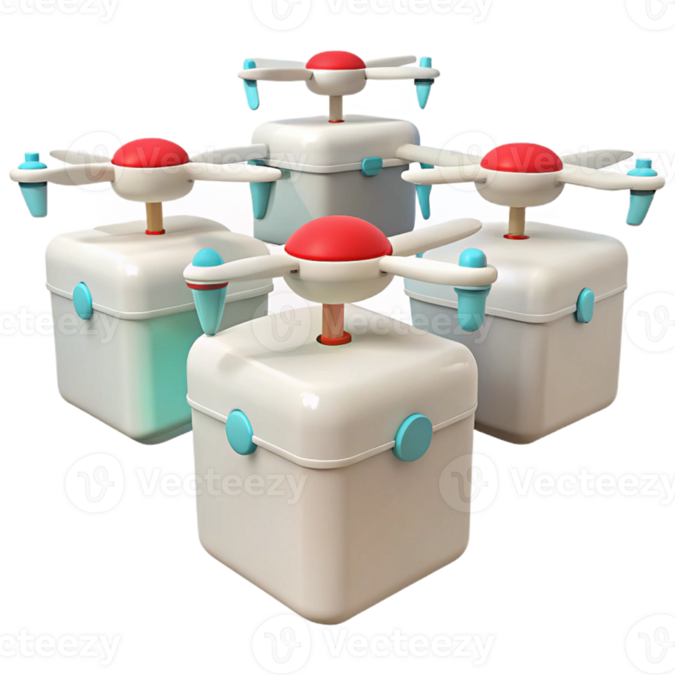 Toy Drone with Storage Box png