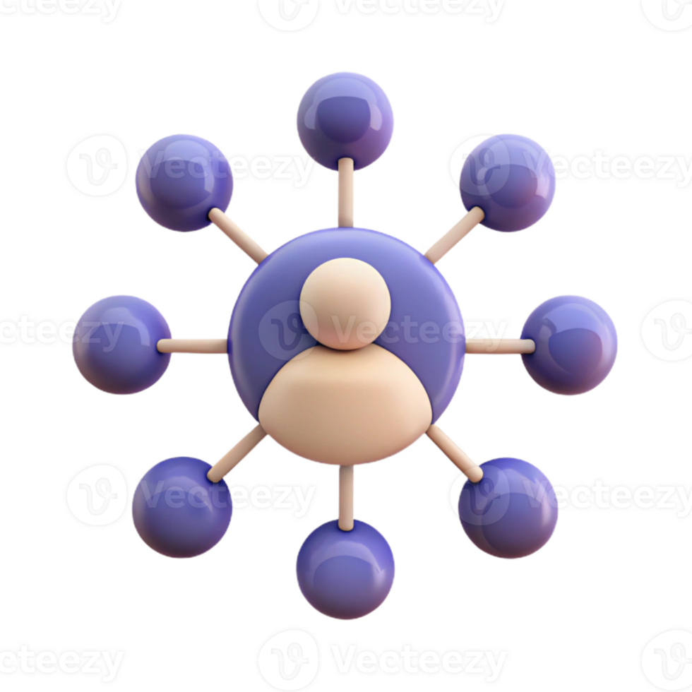 Connecting People Through a Network png