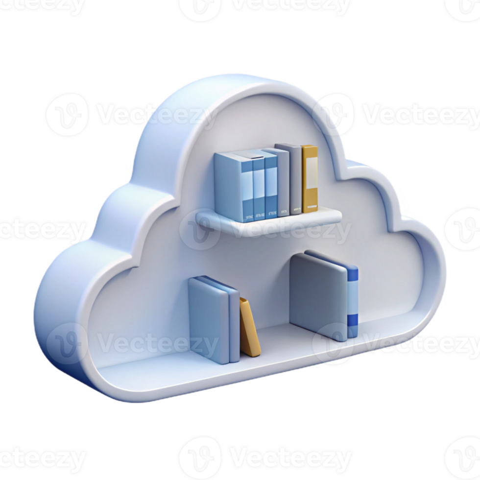 Cloud Storage Illustration Secure, Accessible, and Organized Data png