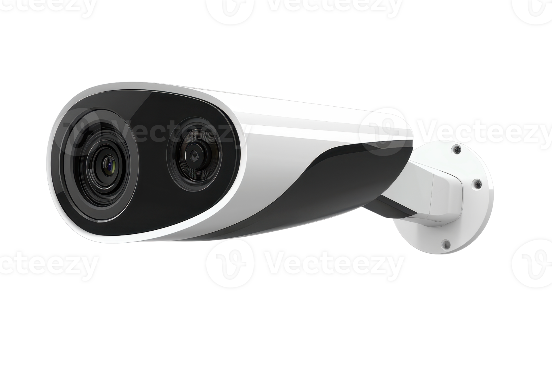 Highquality duallens security camera for surveillance, featuring a