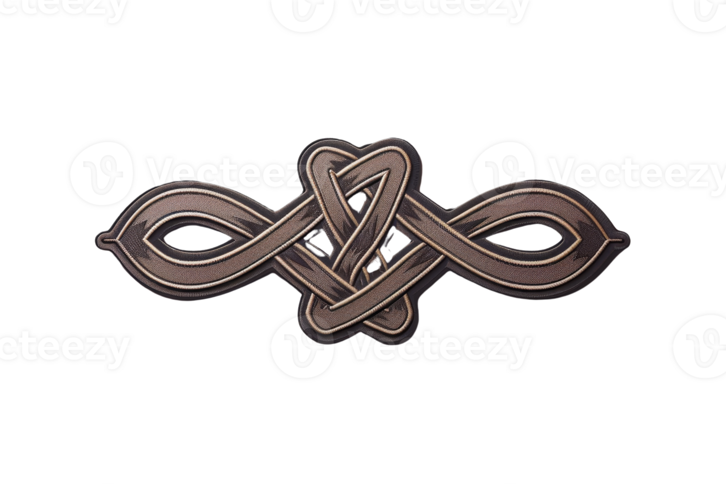 Elegant Celtic knot design isolated on a transparent background. perfect for decorative or cultural themes in various digital projects. png