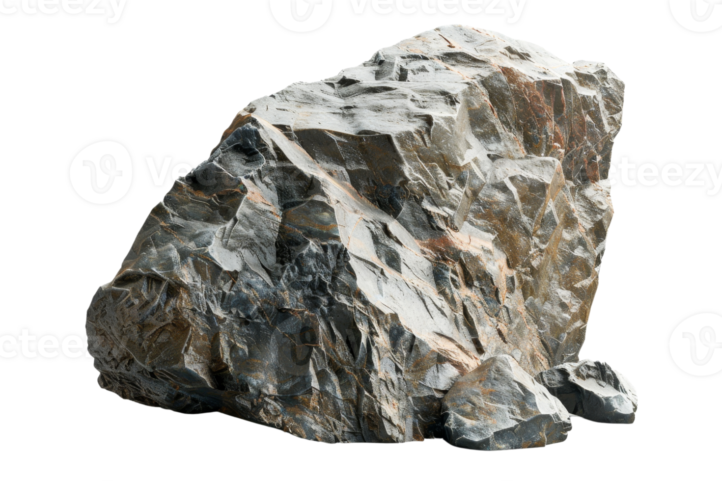 grande texturizado rock con escabroso superficie, aislado en transparente antecedentes. ideal para geología, naturaleza, y al aire libre proyectos png