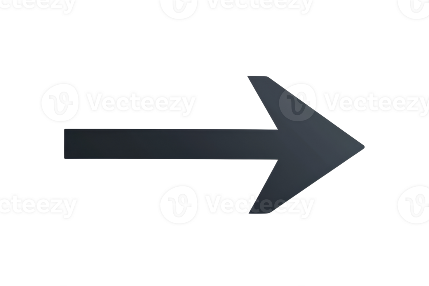 A black arrow pointing to the right. The arrow is long and thin. It is the only object in the image png