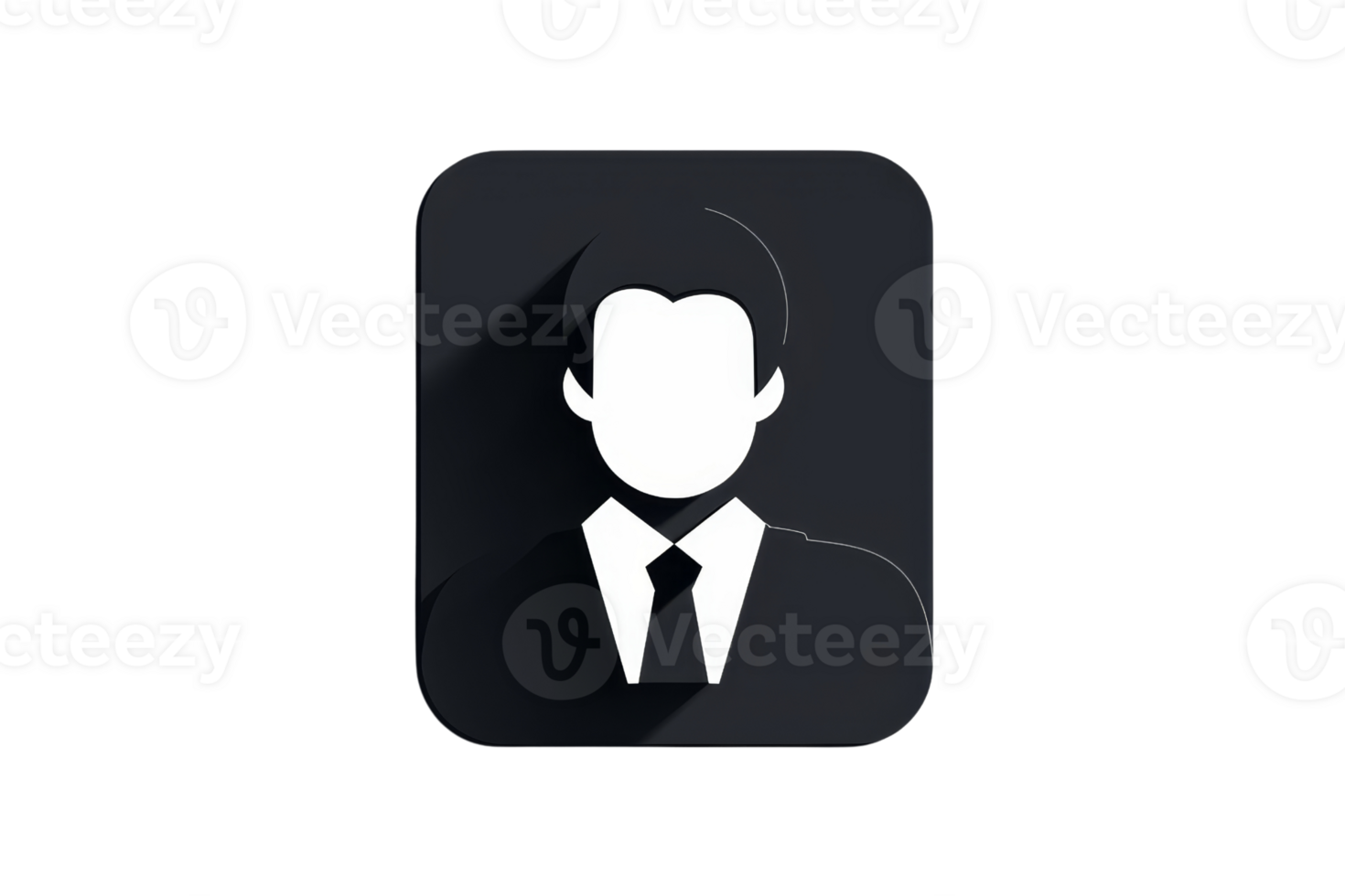 A man wearing a tie is shown in a black and white photo png