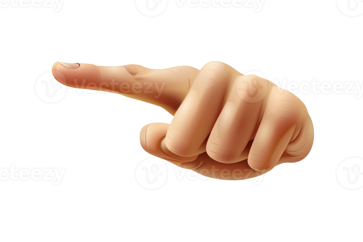 A hand pointing to the right. The hand is the main focus of the image, and the direction it is pointing to is emphasized. The image has a simple and straightforward concept png
