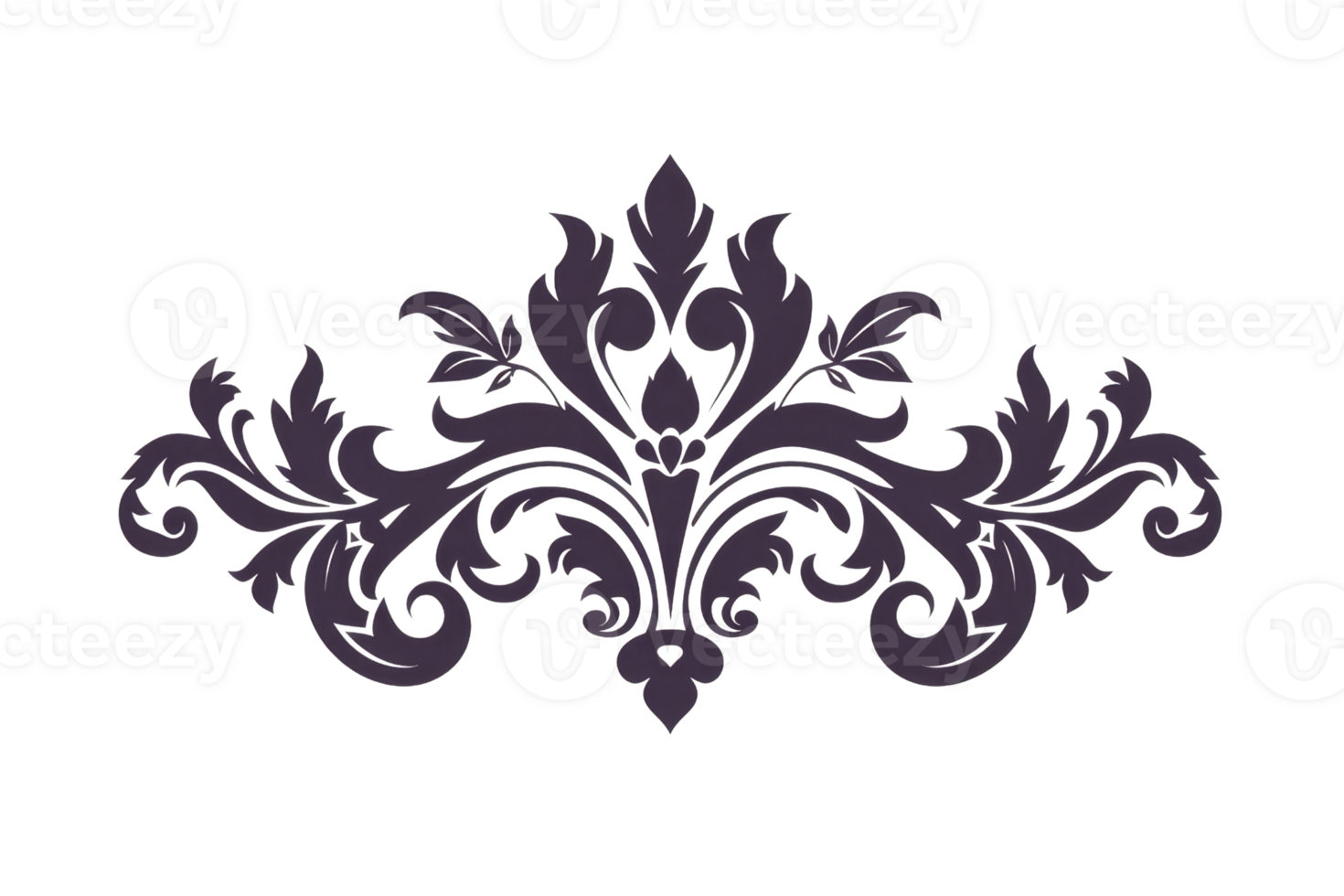 A purple and white design with a lot of detail. It looks like a flower or a plant png