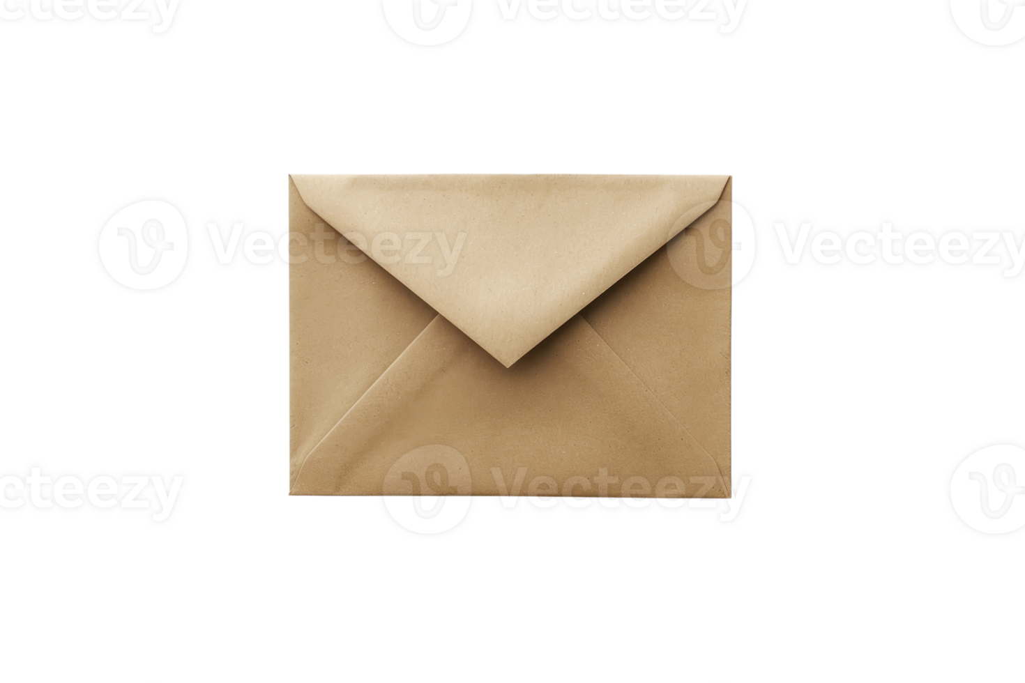 A brown envelope with a white background. The envelope is opened and the contents are visible png