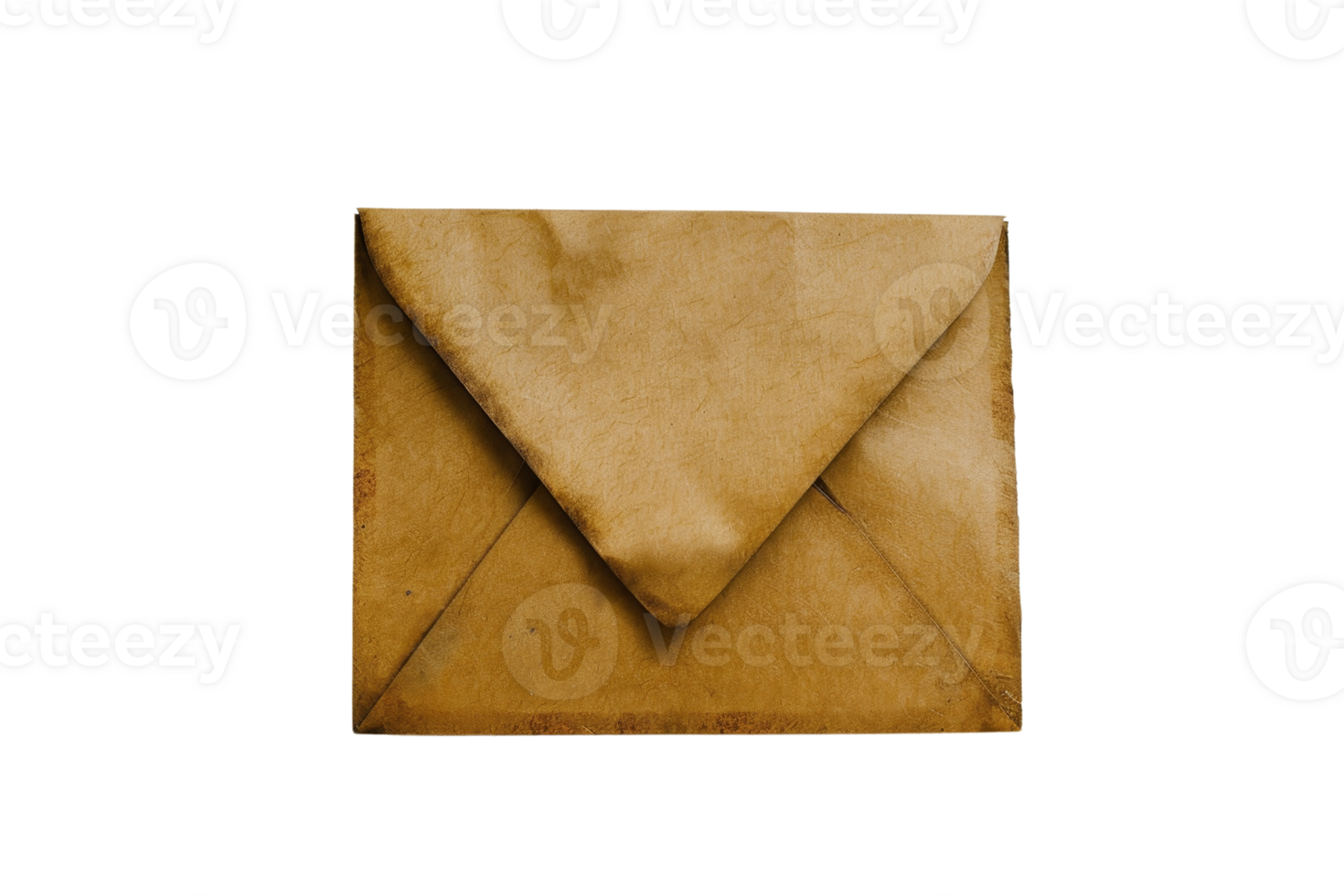 A brown envelope with a brown paper on it png