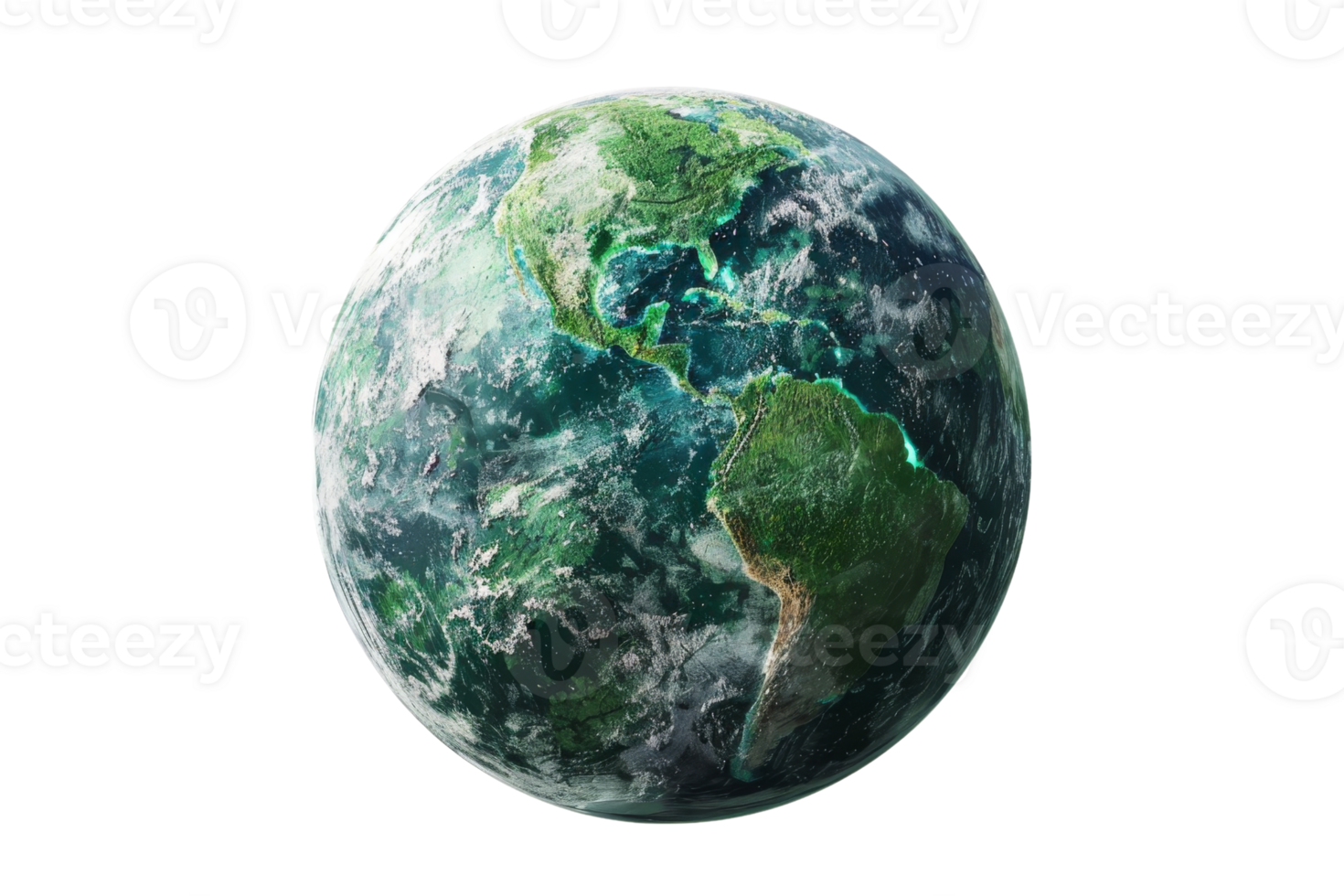 Beautiful high-resolution image of Earth showcasing the continents and oceans in vivid detail from space, emphasizing the natural beauty of our planet. png