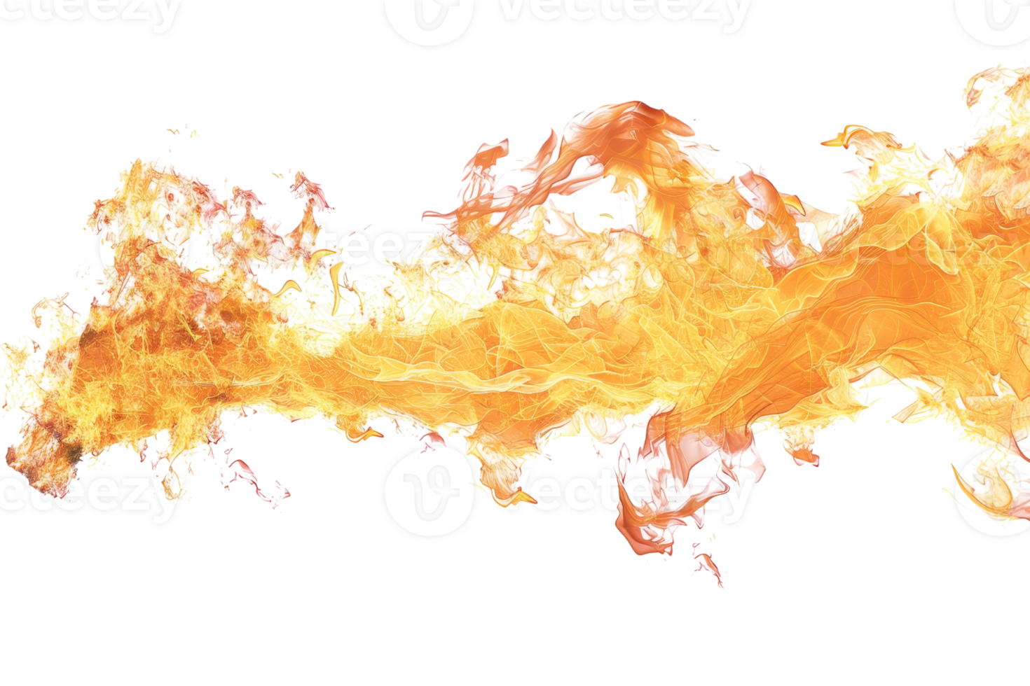 Dynamic high-resolution image of a vibrant orange and yellow flame burst, perfect for backgrounds, overlays, and creative design projects. png