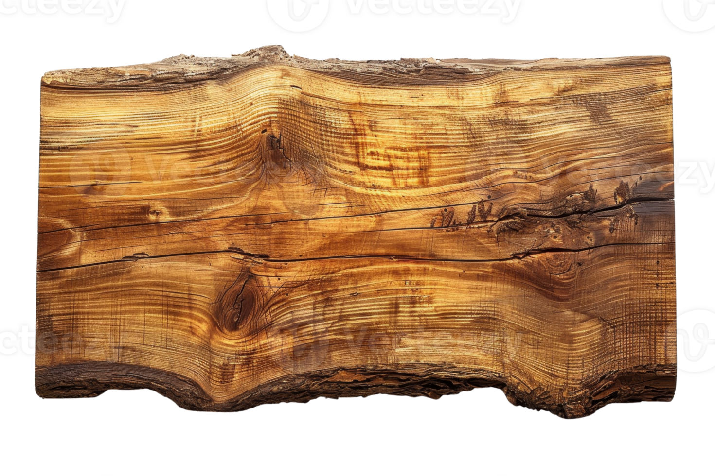 A wooden board with a grainy texture and a few knots. The board is brown and has a rustic appearance png