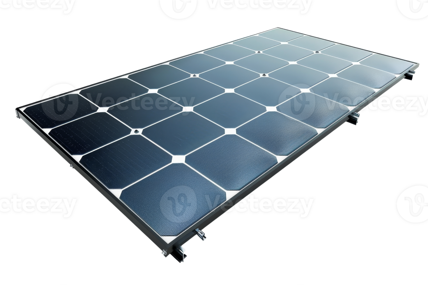 High-efficiency solar panel with sleek design, perfect for renewable energy projects, sustainable initiatives, and green technology solutions. png