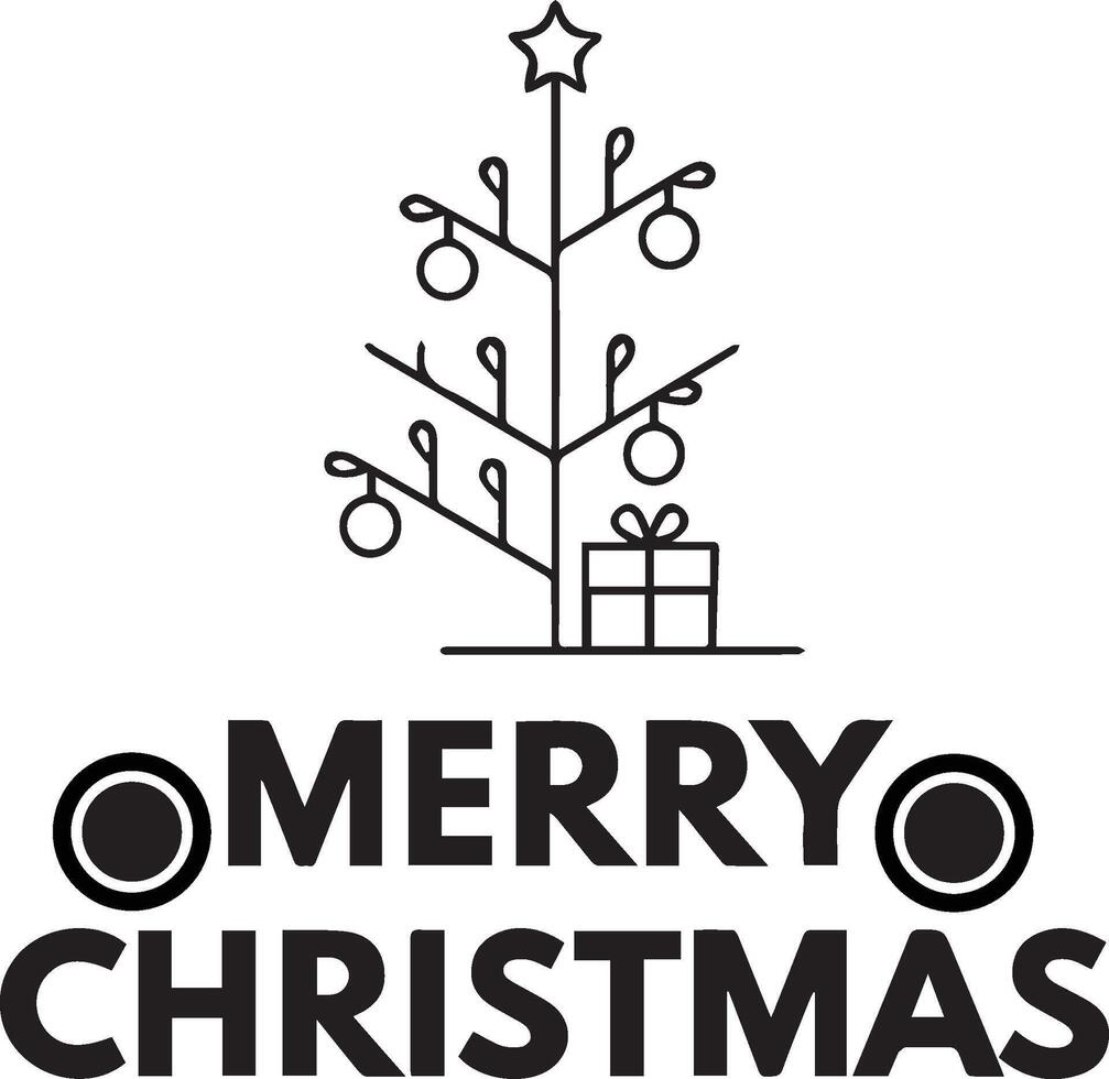 Merry christmas greeting element for t-shirt,poster, banner vector