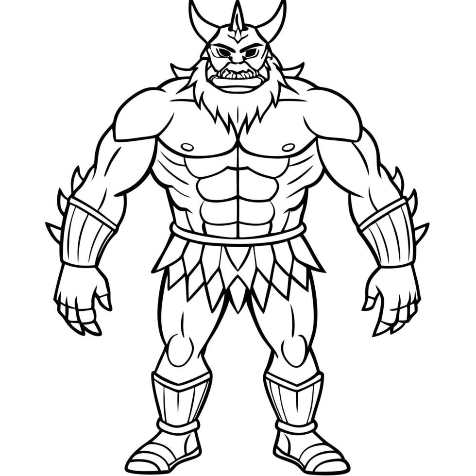 Fantasy giant monster in concept Norse Mythology vector