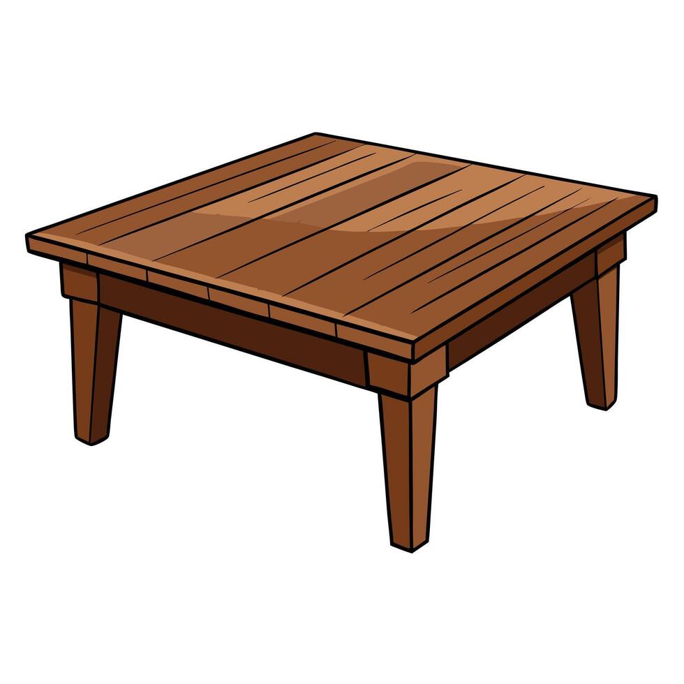 Empty top of rustic wooden table on wooden floor with dark grunge wall background. For product display. High quality photo vector