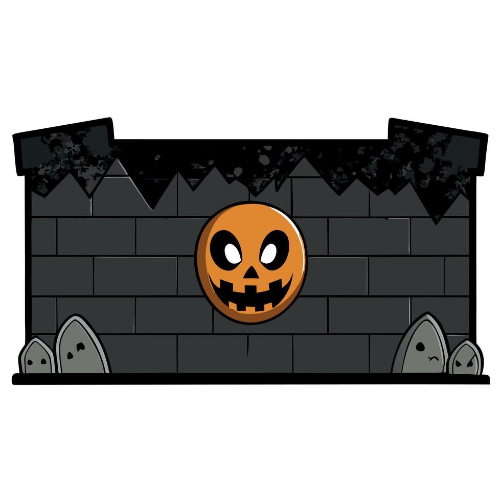 Dark scary background dark black concrete wall scary halloween background cement texture . vector