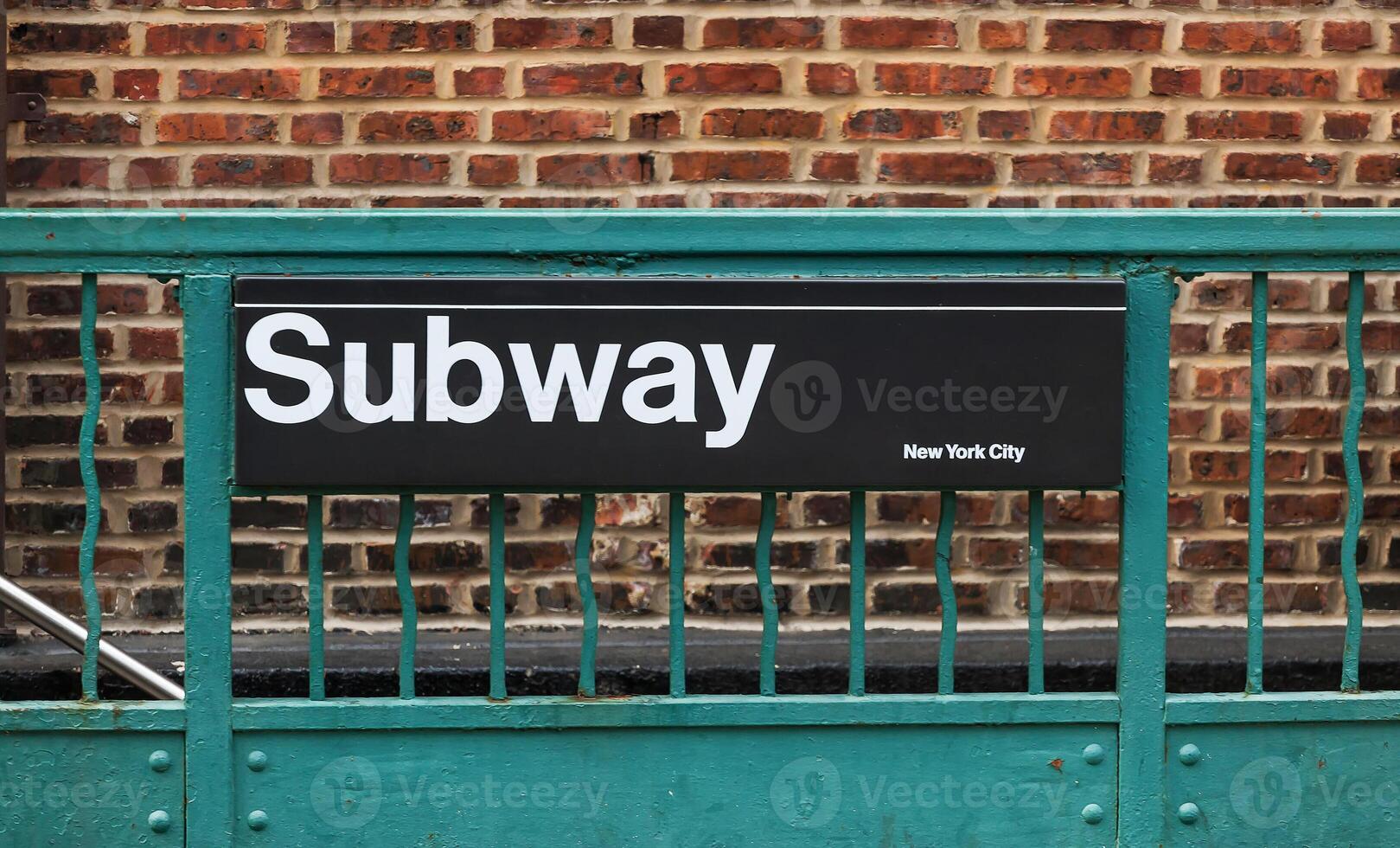 Subway sign in New York City photo