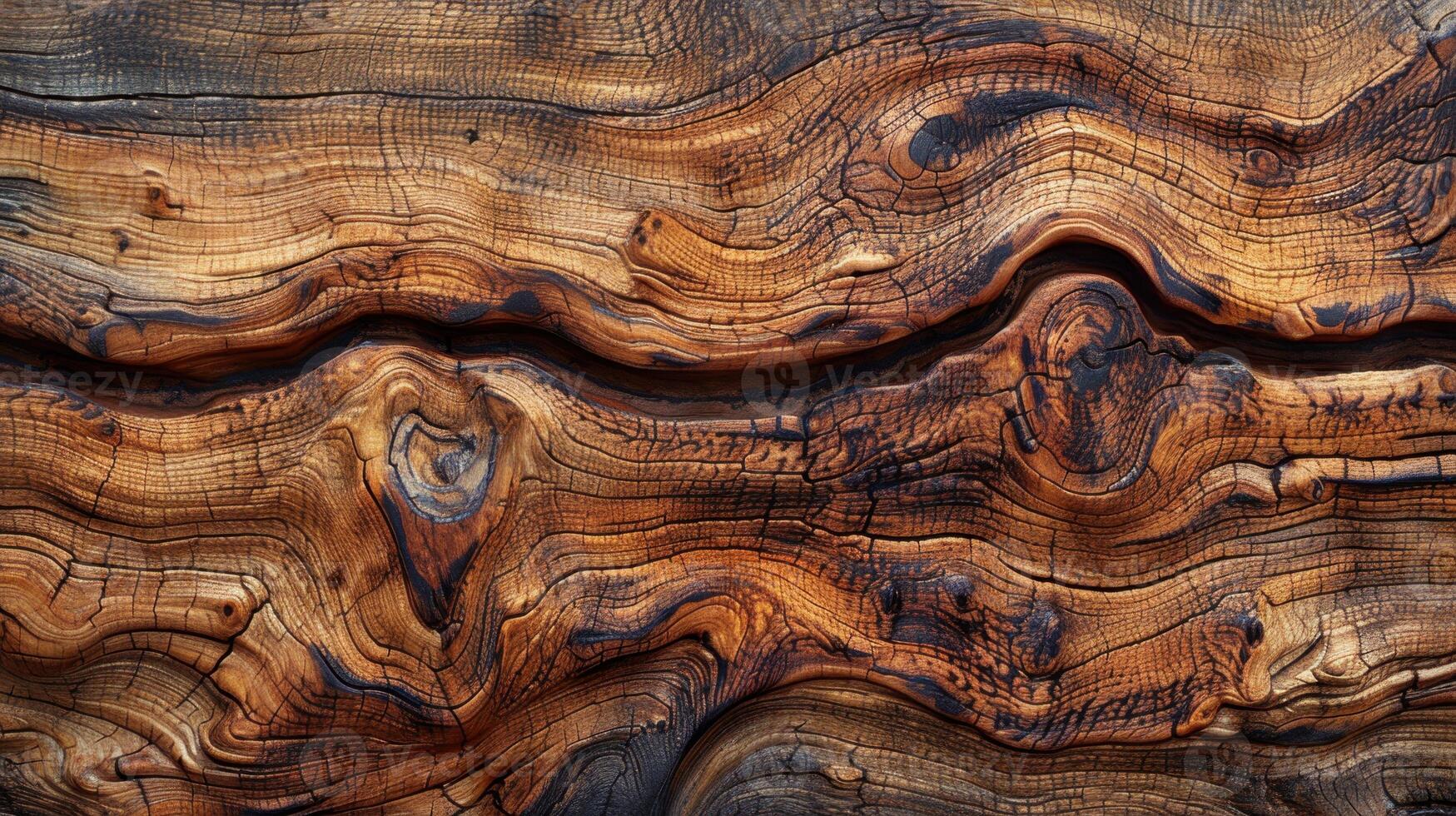 Part of a wooden slab table. Designer wooden slab piece photo