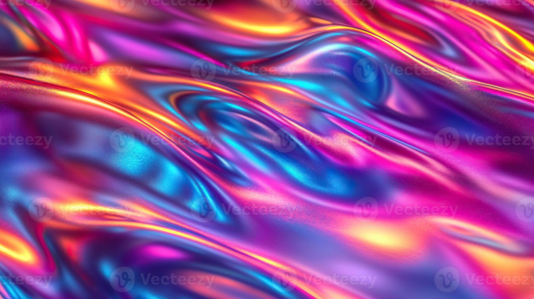 Vibrant abstract waves with colorful hues featuring flowing patterns and dynamic movement. photo