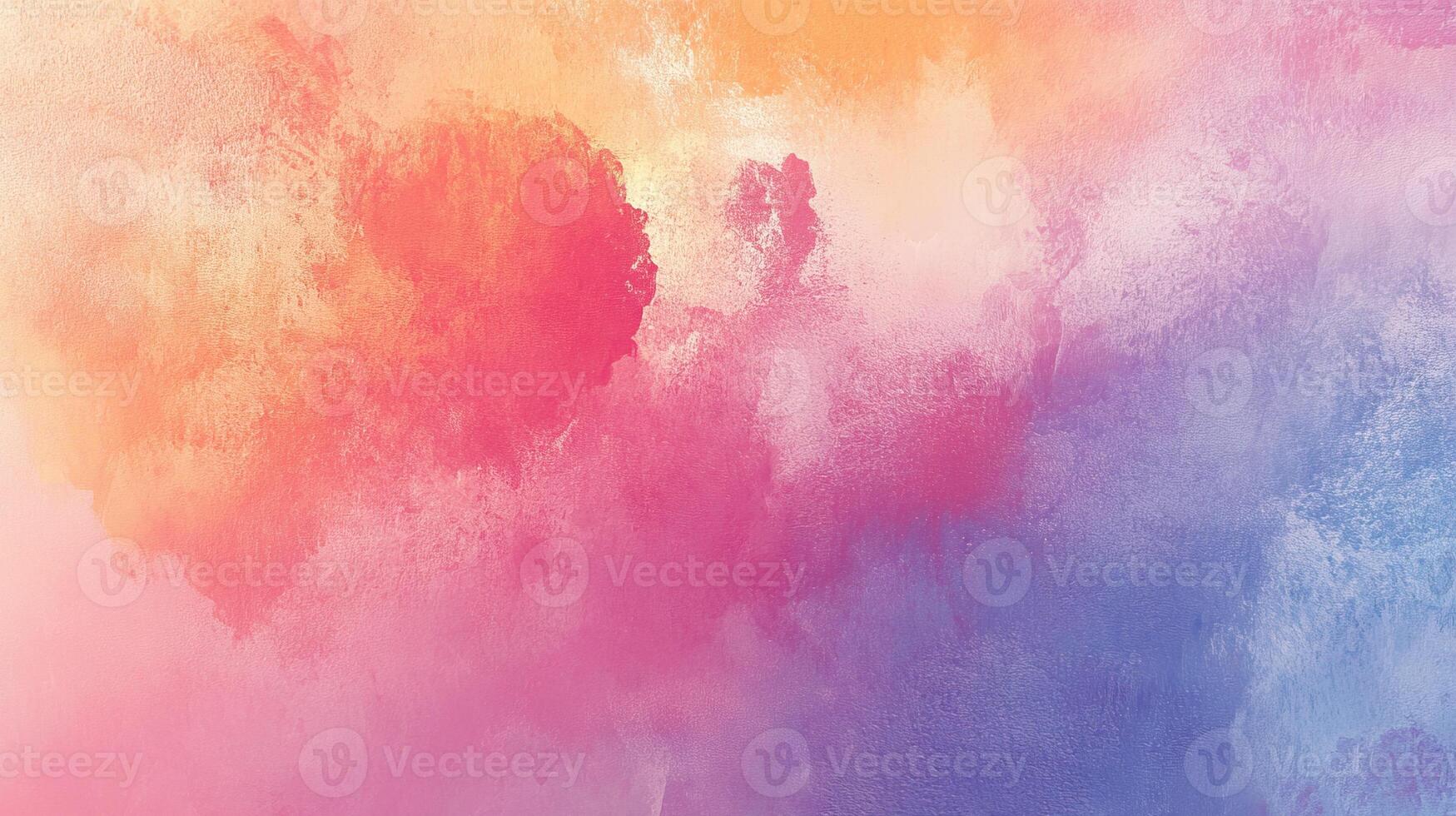 Abstract colorful smoke effect with pink, orange, and blue tones on a soft gradient background. photo