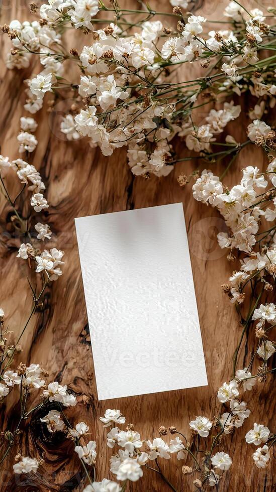 an 5x7 inch invitation mockup photo