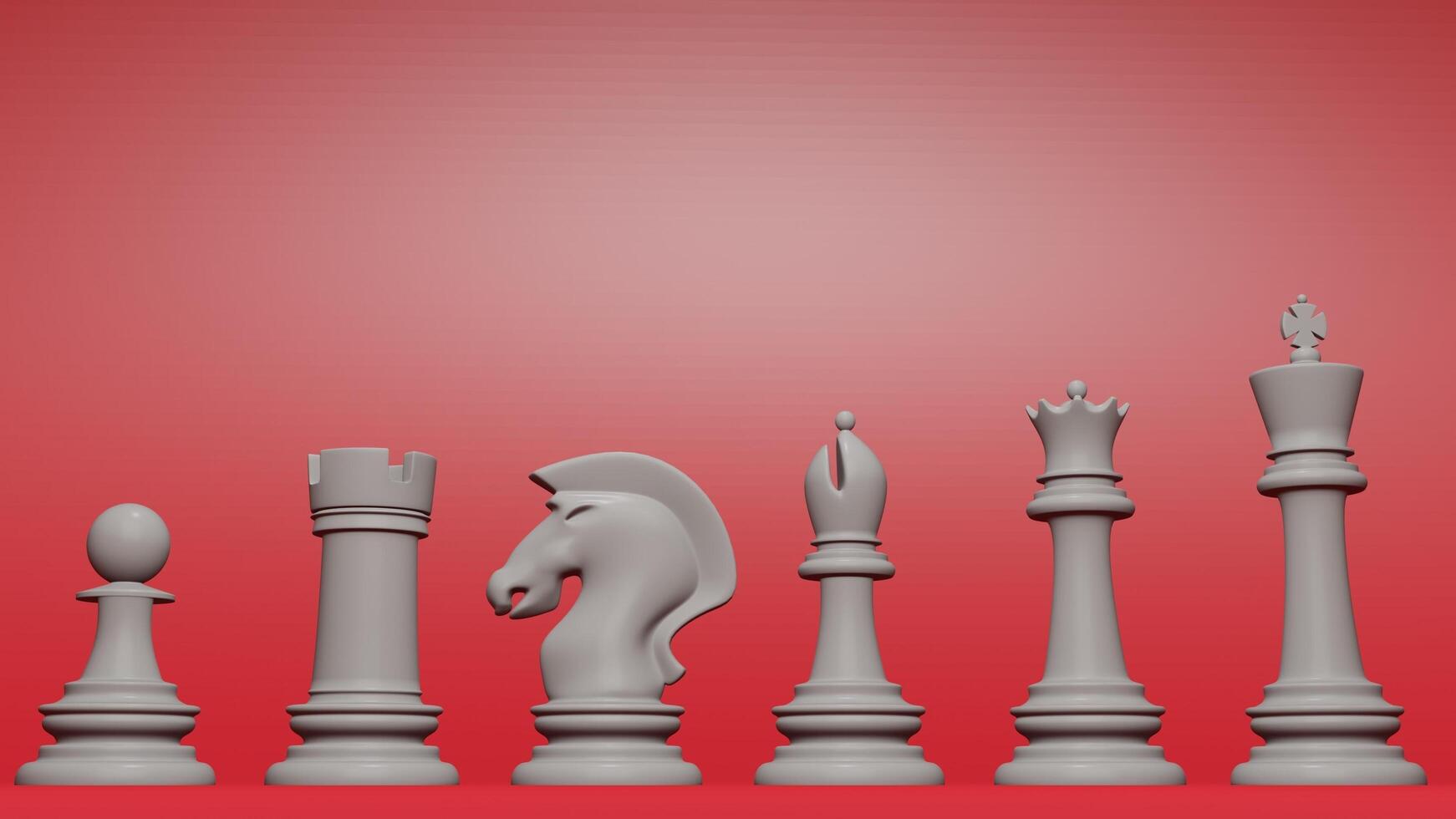 3d pawn in chess with different different background photo