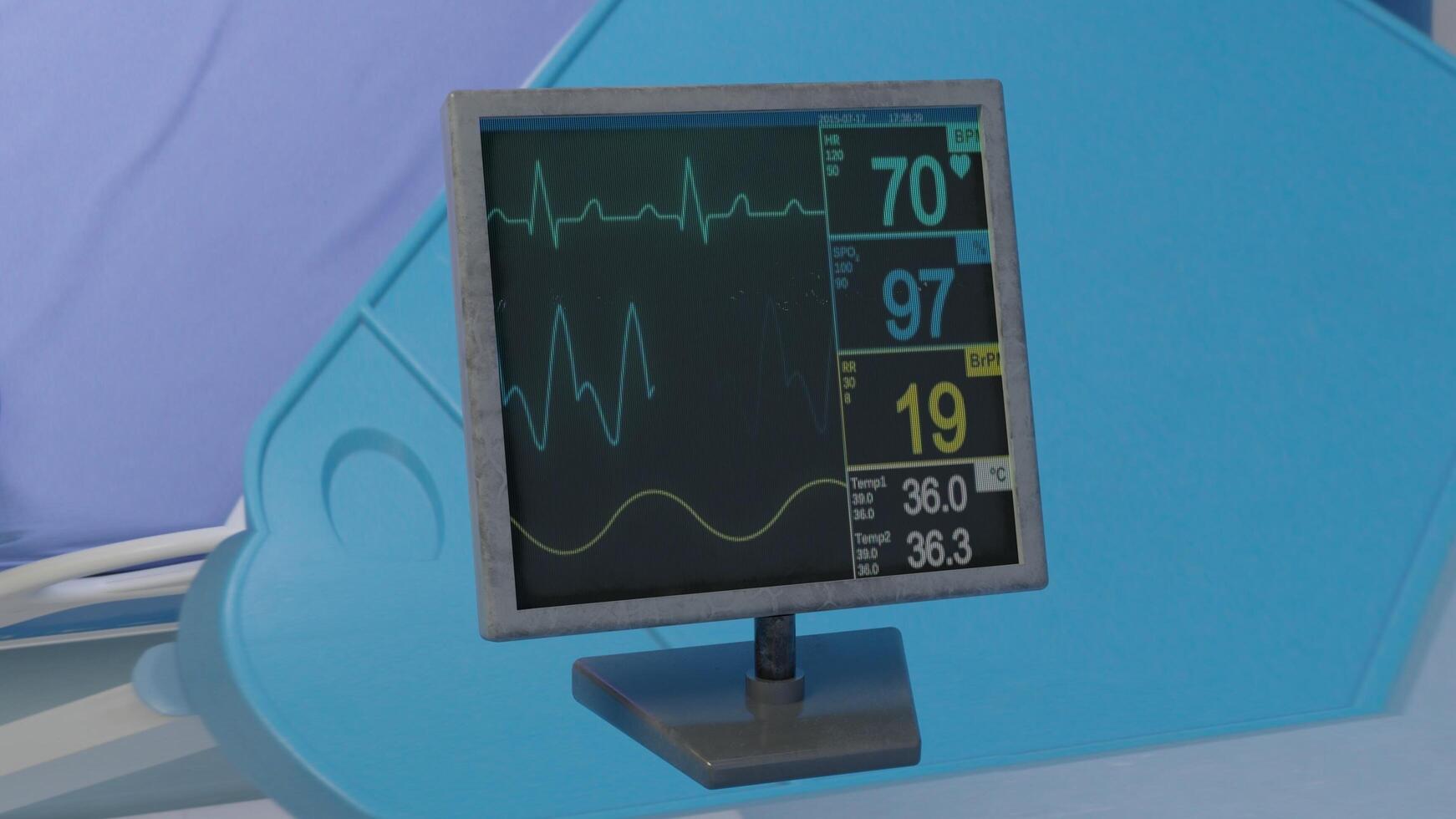 monitor with heart rate lcd photos